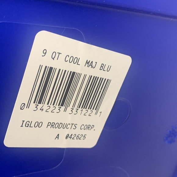Igloo 9 Qt Insulated Cooler Blue NWT - Picture 8 of 11